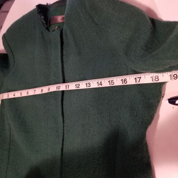 JNBY Vintage Wool green Coat Small/medium - Picture 4 of 15